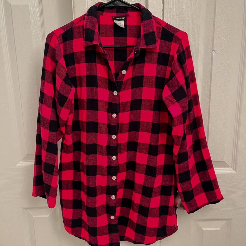 Joe Boxer Pink & Black Flannel